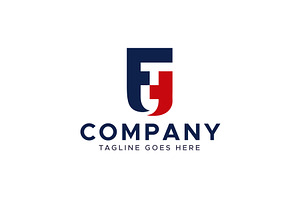 Ft letter minimal logo design, a Branding & Logo Template by Amadul11