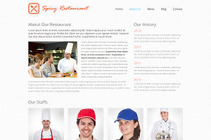 Cafe And Restaurant PSD Template