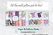 Berries with Flowers in Gingham, a Pattern Graphic by Paper & Pattern Studio (Thumbnail 9 of 9)