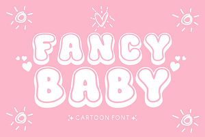 Fancy Baby - Cute Font Types, a Font by KiddoGlyphs Studio