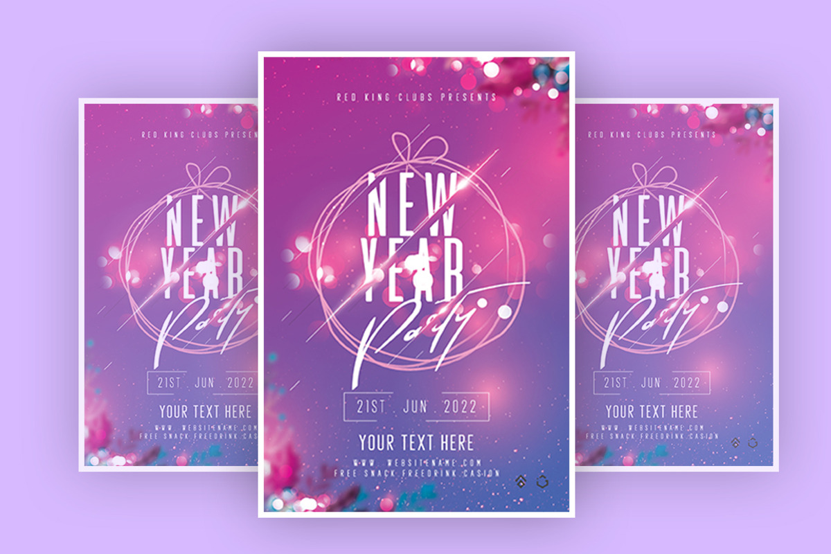 New Year Party, a Flyer Template by What a Story (Photo 2 of 2)