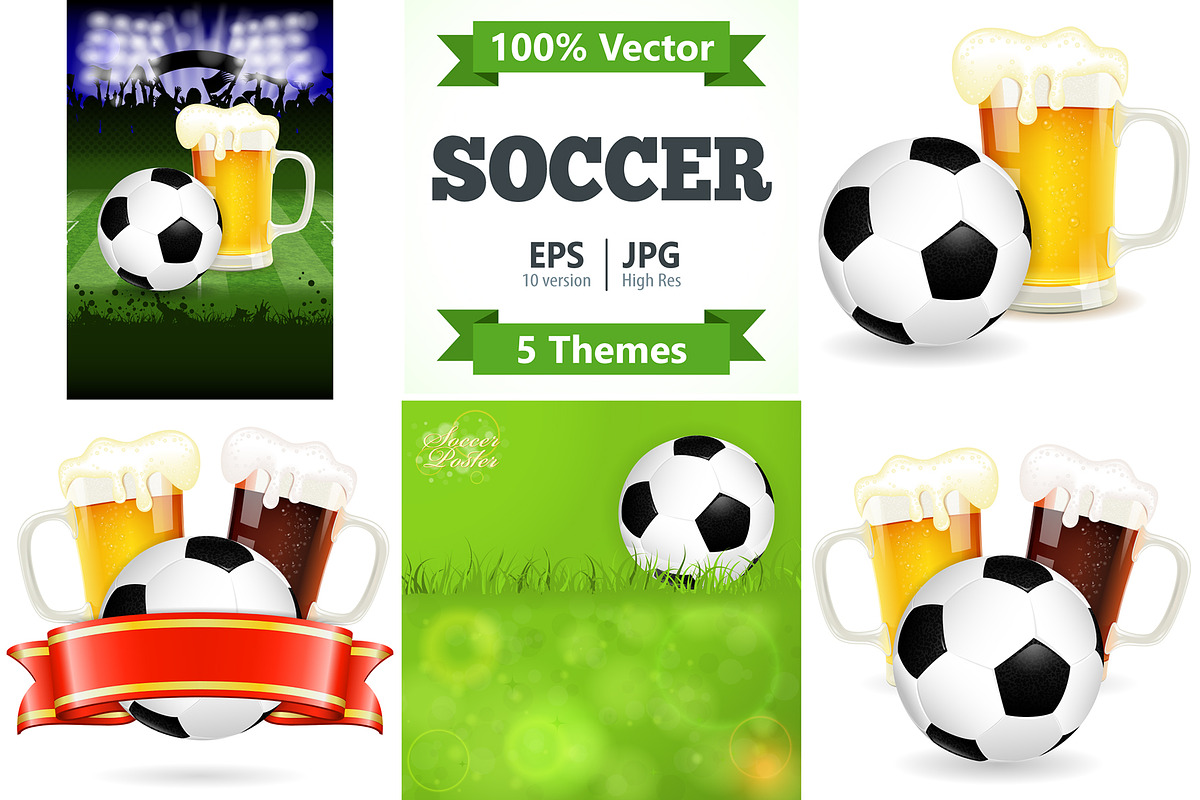 Soccer Posters and Concepts, a Food Illustration by TAlex (Photo 1 of 6)
