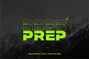 PREP - All Caps font logos, a Sans Serif Font by Vroz Studio (Thumbnail 1 of 8)