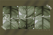 Raulina // Minimal font, a Script Font by typeline studio (Thumbnail 1 of 8)