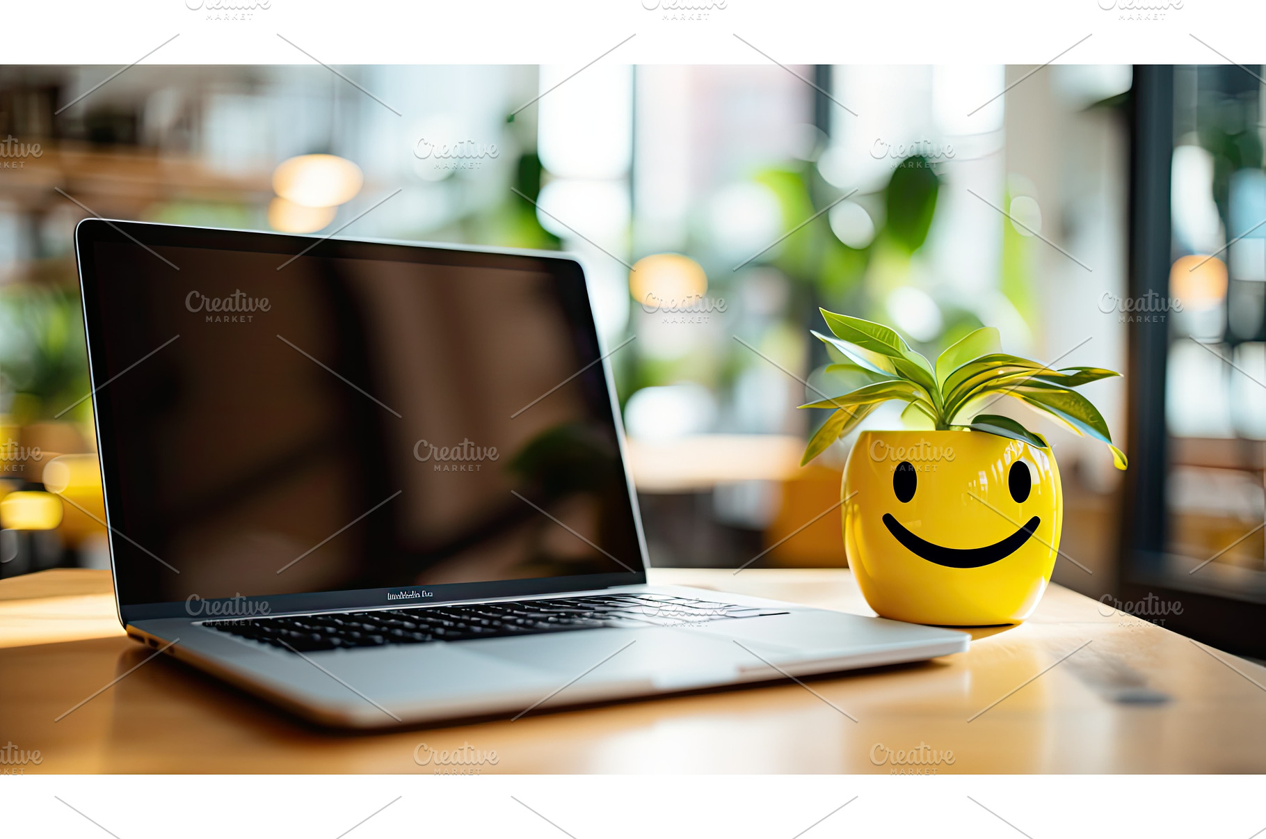 cheerful smiley face yellow ai, a Technology Photo by pikepicture