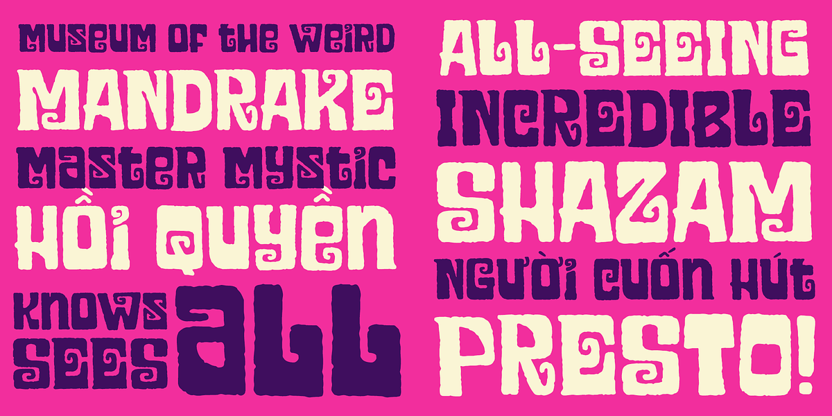 Simsalabim, a Font by One Eyed Squid (Photo 5 of 6)