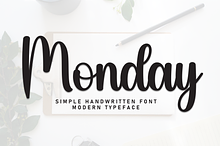 Monday | Script Font