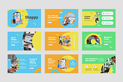 Online Shopping Google Slides, a Presentation Template by Flat Icons (Thumbnail 4 of 7)