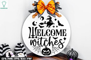 Halloween Round Sign SVG Bundle, a Graphic by Designer302 (Thumbnail 16 of 17)