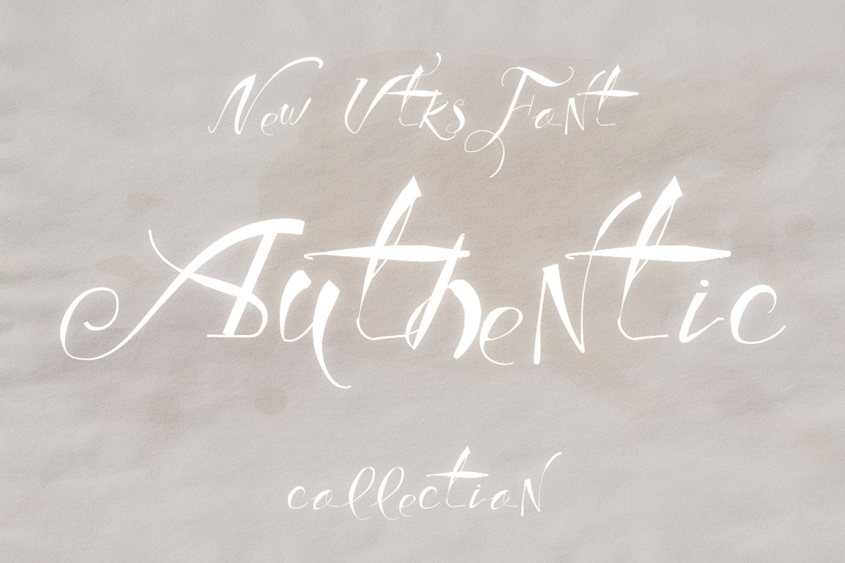 Authentic Font By Vtks preview 2