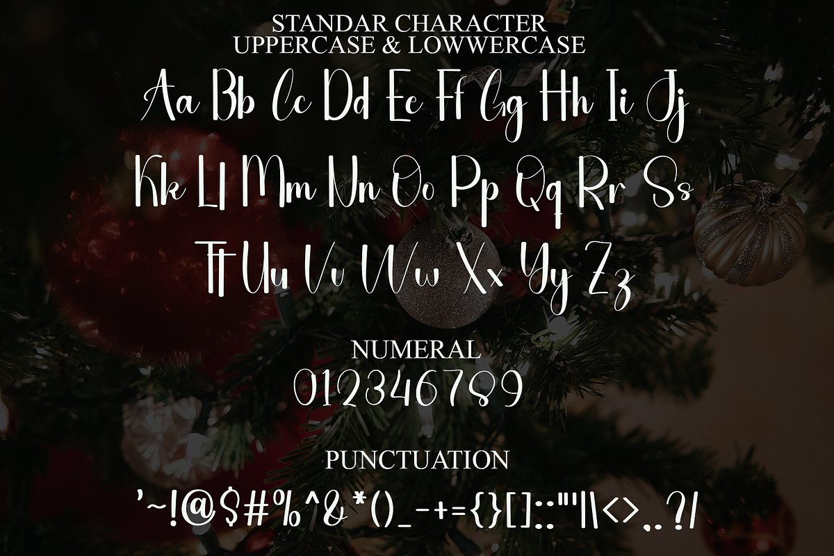 Christmas Party, a Handwritten Font by InermediaSTUDIO (Photo 8 of 8)