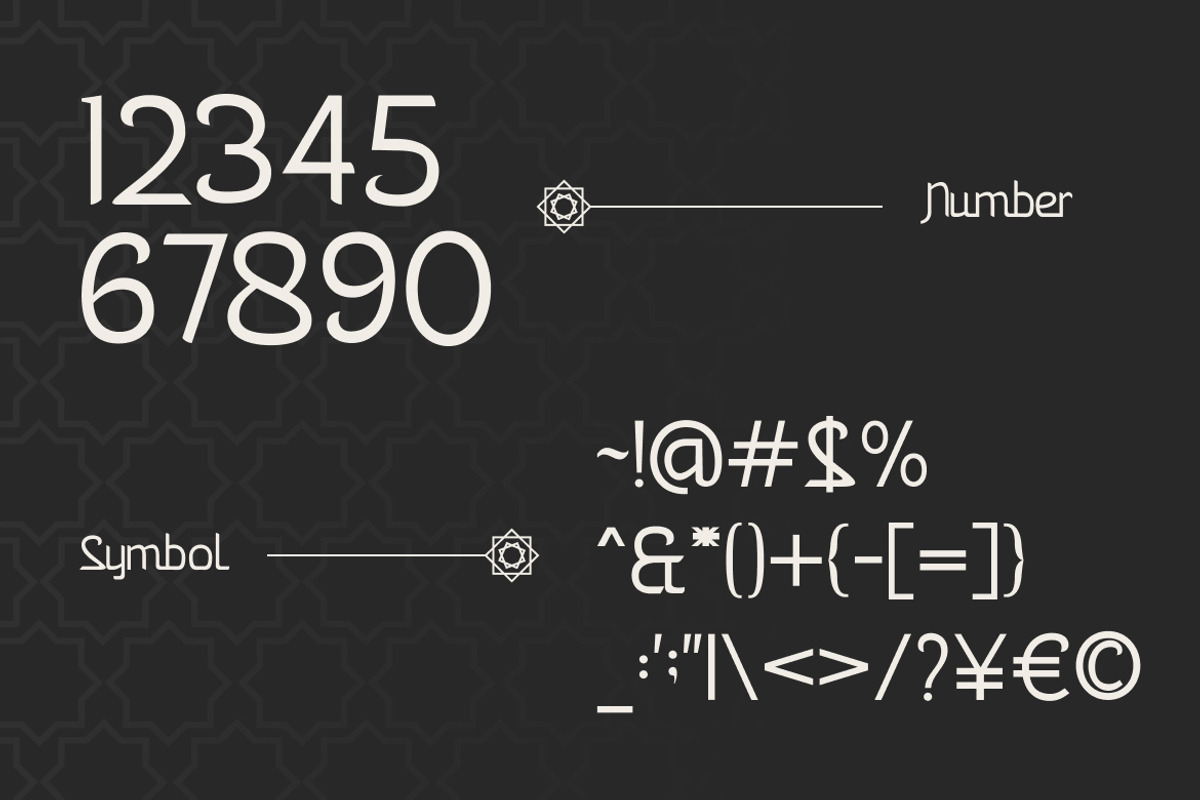 Ramadaniya – Islamic Typeface Font, a Script Font by Vadovastd (Photo 7 of 7)