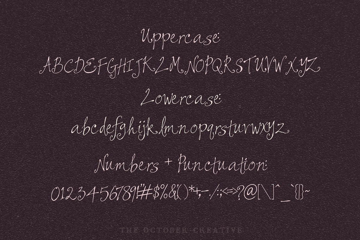 Duskstruck Whimsical Script Font, a Script Font by The October Creative (Photo 2 of 8)
