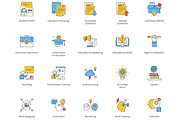 100 Online Education Icons, an Outline Icon by Flat Icons (Thumbnail 5 of 6)