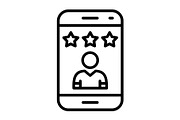 Smartphone Line Icon, an Icon by Pexelpy (Thumbnail 1 of 2)