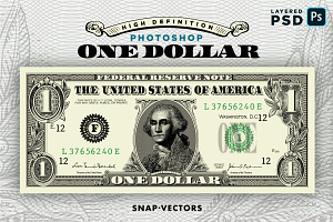 One Dollar | PSD Template