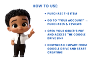 Little Boss Cute Boy Clipart SET, a Person Illustration by ninakosh (Thumbnail 8 of 10)