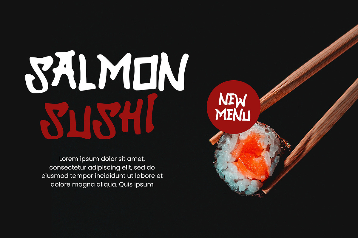 Itedory Osaka - Japanese Style Font, a Sans Serif Font by Agung Kreatif (Photo 5 of 5)