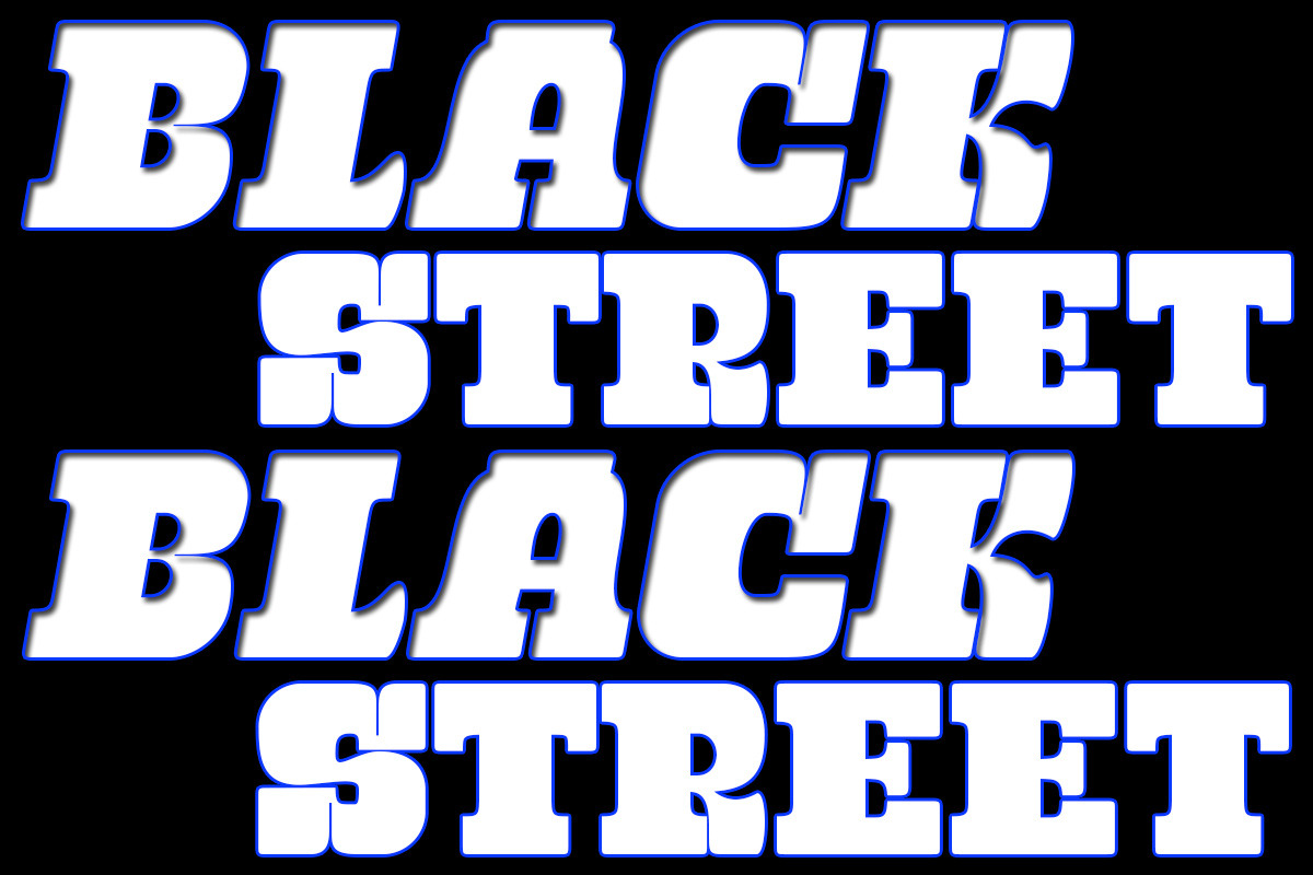 Black Street, a Sans Serif Font by Bramcreative (Photo 7 of 11)