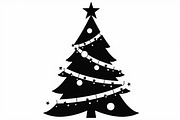 Merry Christmas Tree Clipart Collect, an Illustration by jahid234 (Thumbnail 6 of 21)