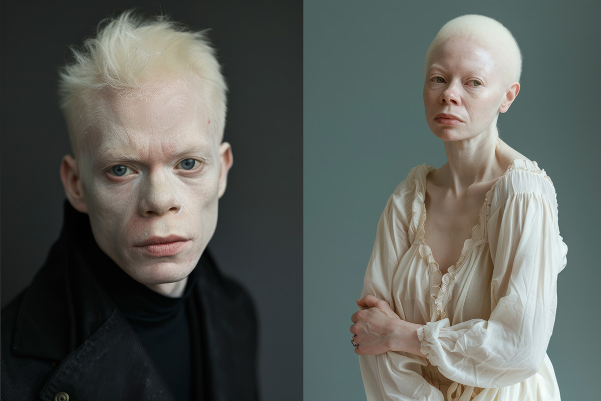 66 Albino persons, a Person Photo by Handmadefont (Photo 8 of 10)