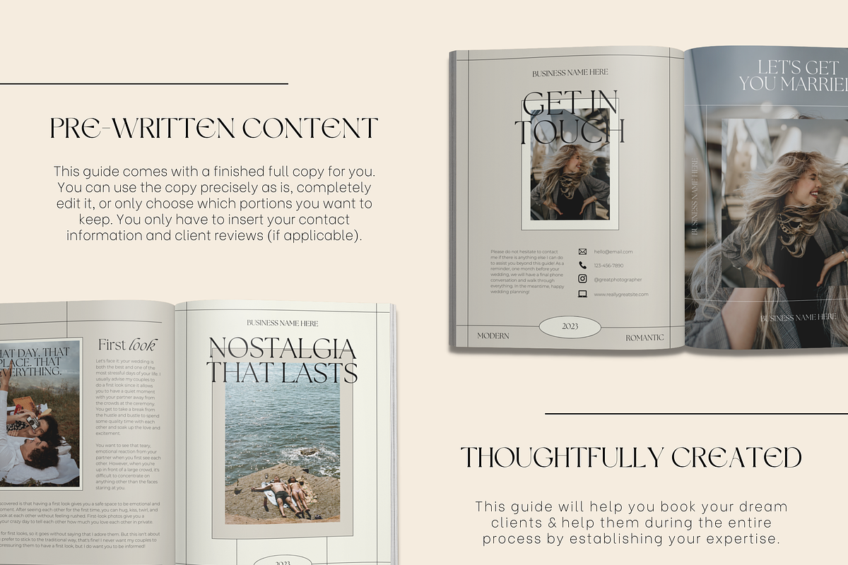 Wedding Photography Client Guide, a Marketing Template by Branding Babe Co. (Photo 3 of 9)