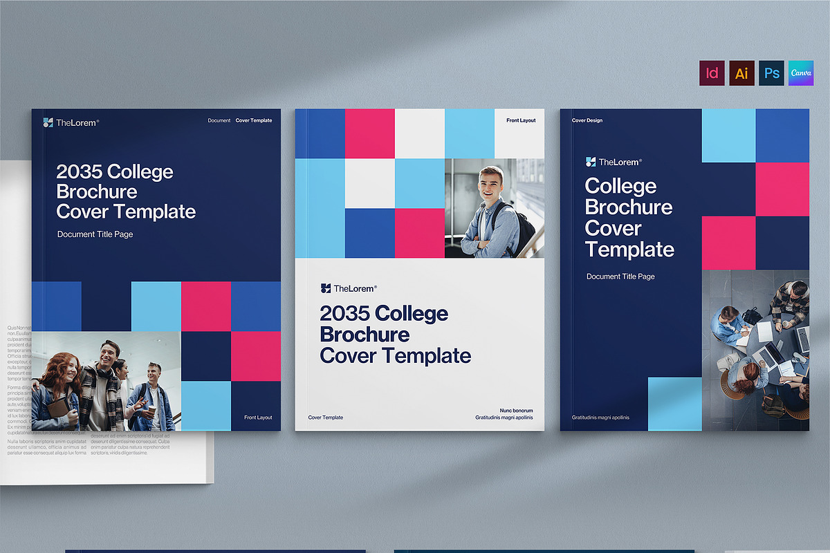 College Brochure Cover Template, a Brochure Template by BrandPacks (Photo 6 of 6)