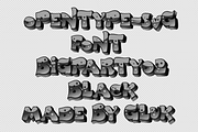 BigPartyO2-Black SVG font, a Font by glukfonts (Thumbnail 2 of 2)
