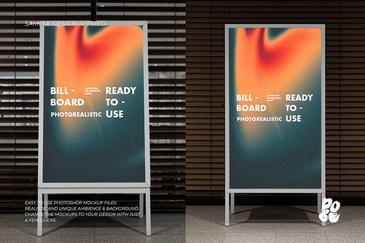 Billboard Europe Mockup Set - Vol 2, an Advertising Mockup by DOBE Studio (Photo 3 of 4)