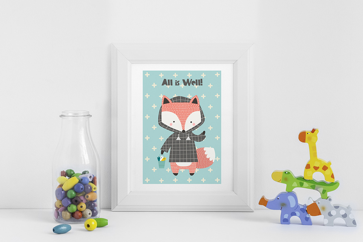 Cute World. Graphic set, an Animal Illustration by Good Genie (Photo 9 of 11)