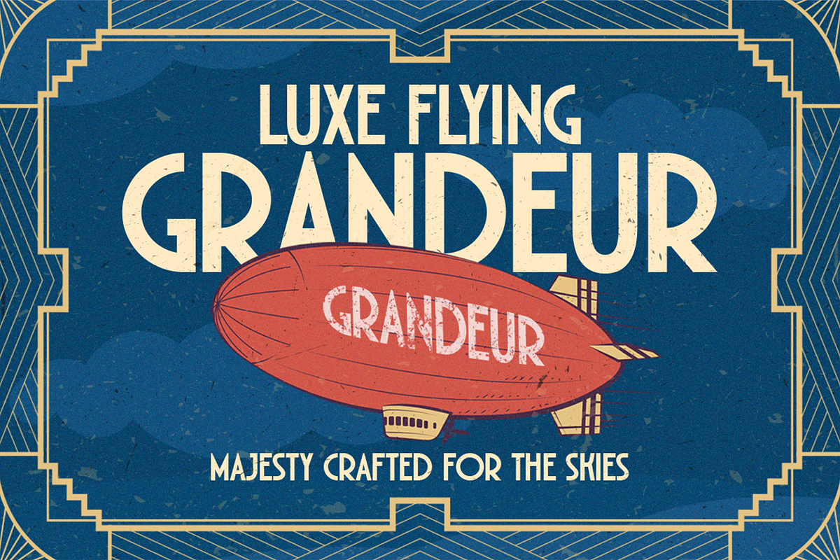 Decort - Art Deco Display Font, a Sans Serif Font by Pekotype (Photo 10 of 15)