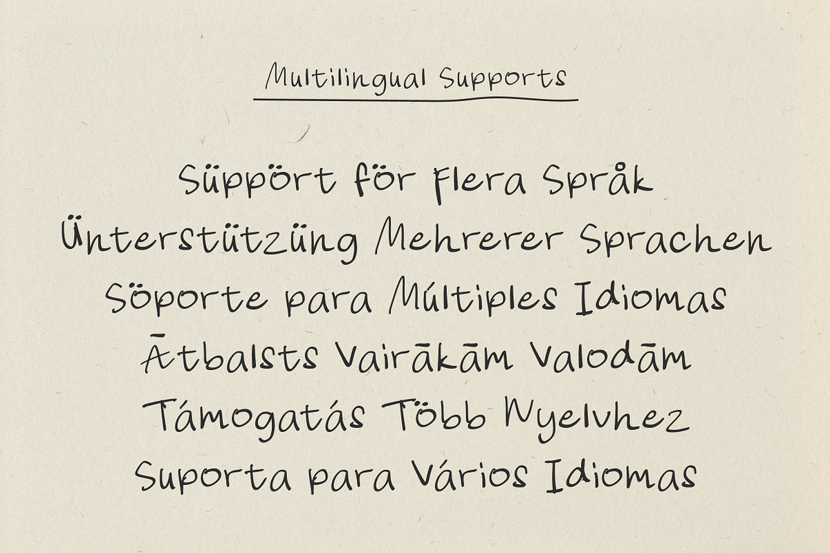 Notevera Duo - Natural Handwritten, a Handwritten Font by Lettertype Studio (Photo 9 of 10)