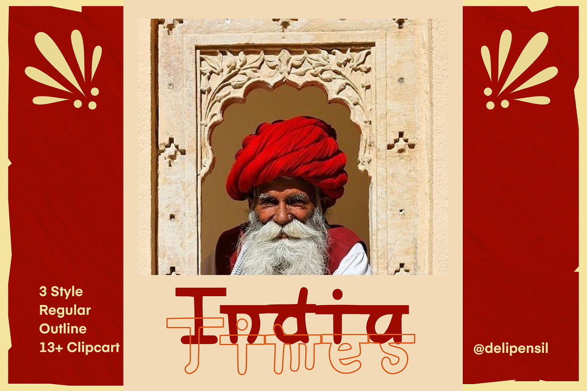 Hida - Hindi Cute Typeface, a Font by delipensil (Photo 6 of 10)