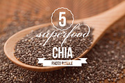 Superfood Chia Photo Bundle of 5