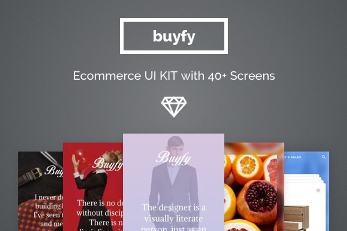 Buyfy Ecommerce UI Kit, an UI Kit Template by Designerbundle (Photo 1 of 2)