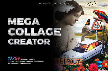 1775+ Mega Collage Creator Bundle