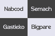 Rabsur - Modern Ligatures Sans, a Sans Serif Font by Sealoung (Thumbnail 3 of 11)