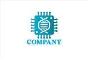Chip DNA Logo, a Branding & Logo Template by Vectorium Studio (Thumbnail 1 of 3)