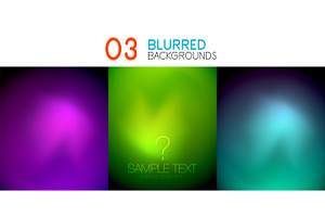 Set Of Deep Color Blurred Mesh Wallpapers