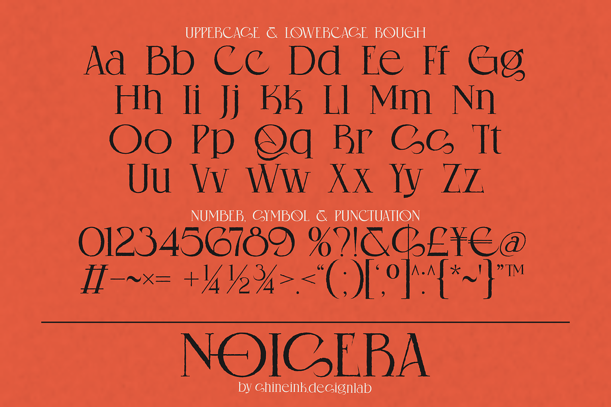 Noisera - Distressed Serif Font, a Serif Font by shineink.designlab (Photo 13 of 15)