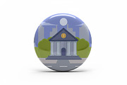 bank building with classical vector, a Finance Illustration by zyxroun shop (Thumbnail 2 of 3)
