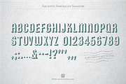 Archive American Shadow, a Font by Archive Type Fonts (Thumbnail 3 of 3)