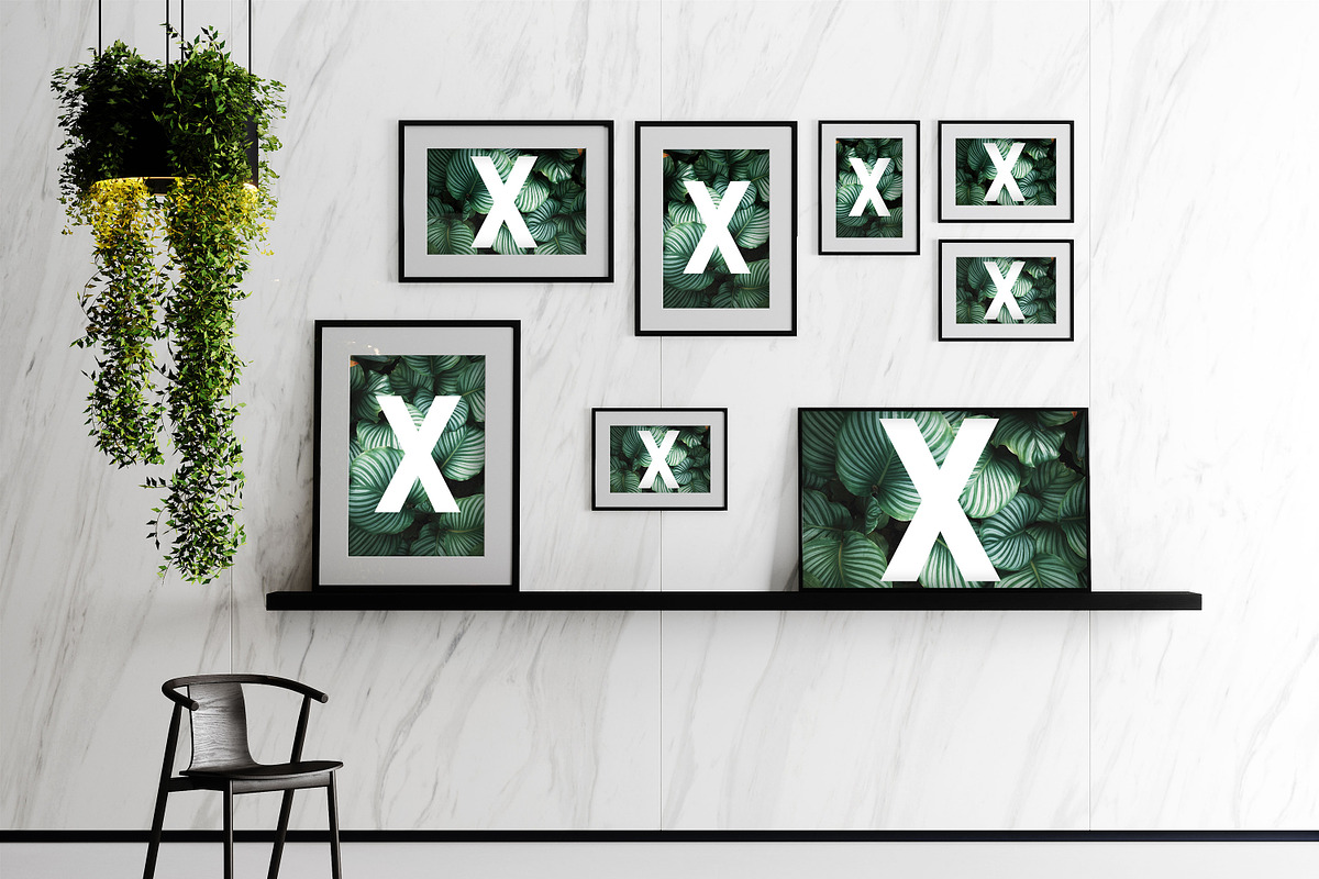 Multi Frame Mockup, a Print Template by Graphictwister