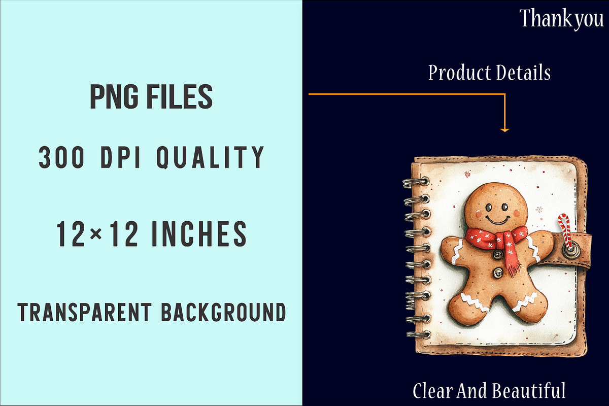 Cozy Christmas Planner Clipart, an Illustration by SinaCreation (Photo 6 of 7)