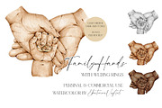 Family Hands with Wedding Rings, a Person Illustration by EkaterinaViArt (Thumbnail 1 of 5)