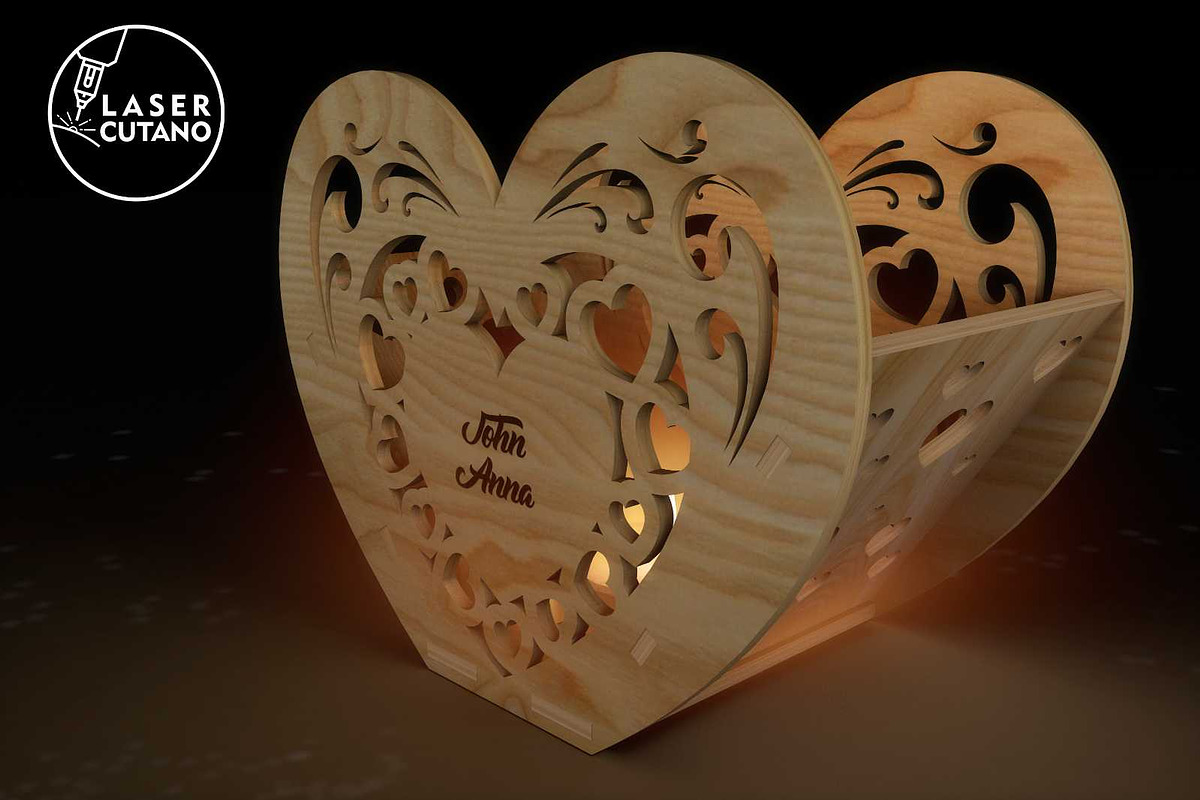 Candlestick 3D Model Decorative Temp, a Design Template by LaserCutano (Photo 3 of 7)