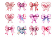 Valentine's Day Heart Coquette Bow, an Illustration by Design Market (Thumbnail 3 of 3)