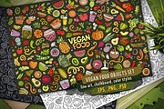 Vegan Food Objects & Elements Set, an Object Graphic by BALABOLKA (Thumbnail 1 of 4)