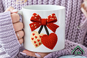 Faux Crochet Valentines Day Png, an Illustration by Craft Nest (Thumbnail 5 of 7)