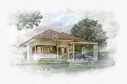 House Watercolor Painting, an Action Add-On by Photoshop Action (Thumbnail 12 of 12)